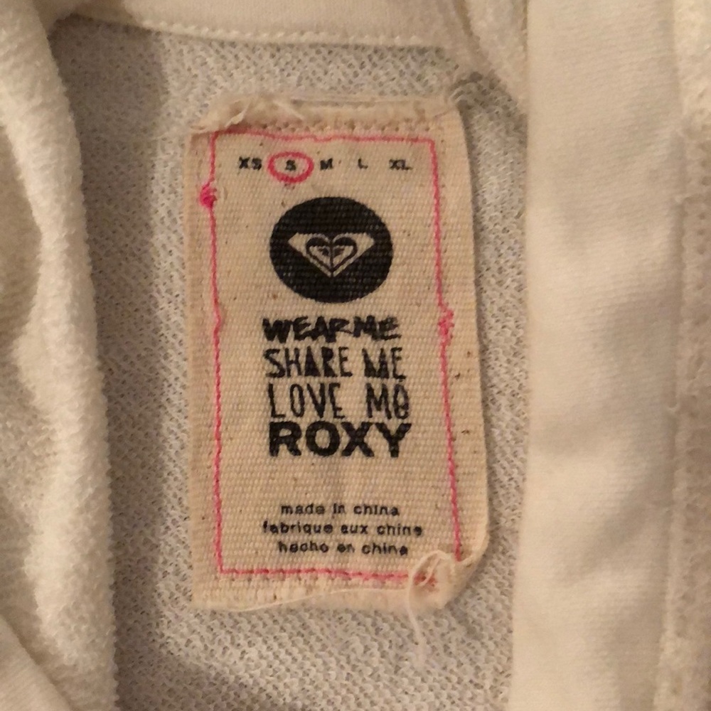 Roxy Super Cute & Soft Destructed Sweatshirt Nwots - image 4